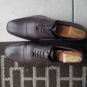 Magnanni  men's shoe  used  size 14  coffee color made in  Spain.